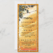 Invitation Rustic Amber Dinner (Devant)