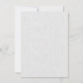 Invitation Rustic Antlers Automne Boho nuptiale de douche Inv (Dos)