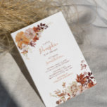 Invitation Rustic Automne Floral Citrouille Invitatiatiatiati<br><div class="desc">Célébrez votre journée spéciale avec cette élégante invitation au baby shower. Ce design est composé d'un bouquet de fleurs d'automne et d'une formulation mignonne "Un petit citrouille est en route". Cette invitation baby shower sera parfaite pour un baby shower automne/automne. D'autres invitations et fournitures de fête sont disponibles dans ma...</div>