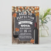 Invitation Rustic Automne part 60e Anniversaire Fête du Vin (Debout devant)