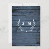 Invitation Rustic Baby's Breath Candlelights & Lace Mariage (Dos)