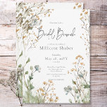 Invitation Rustic Baby's Breath Watercolor Brunch nuptial<br><div class="desc">Entrez dans un monde d'élégance naturelle avec notre enchanteresse invitation brunch douche nuptiale ornée d'un cadre d'aquarelle douce de l'haleine délicate bébé et feuillage vert. Embrassé par la beauté luxuriante de la nature, invitant vos invités à se joindre à vous dans un voyage à votre rêve mariage célébration. Contre un...</div>