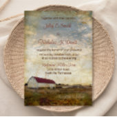 Invitation Rustic Barn Mariage