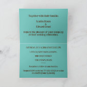 Invitation Rustic Barn mariage & réception même emplacement (Intérieur)