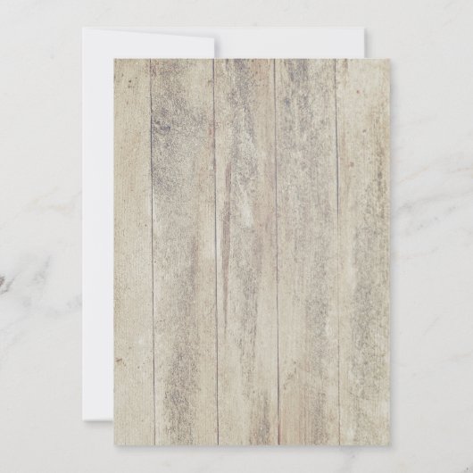 Invitation Rustic Beach - Nautical Navy Ancre Mariage (Dos)