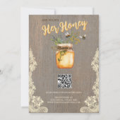 Invitation Rustic Bee She Found Her Honey Bridal Shower (Dos)
