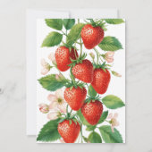 Invitation Rustic Berry in Love Strawberry Bridal Shower (Dos)