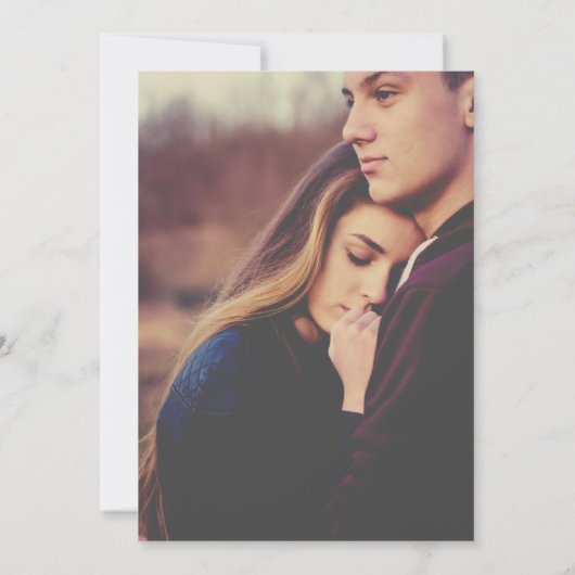 Invitation Rustic Birch Fall Leaf (Dos)