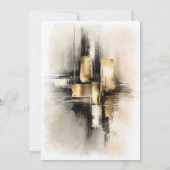 Invitation Rustic Black and Gold 95th Birthday Party (Dos)