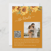 Invitation Rustic boho Fall in Love photo wedding (Dos)