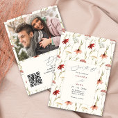 Invitation Rustic Boho Spring Fleurs sauvages Enregistrer la