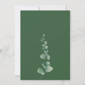 Invitation Rustic Botanical Eucalyptus Greenery Wedding (Dos)