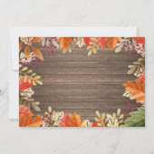 Invitation Rustic Boy Citrouille Automne Anniversaire Invitat (Dos)