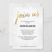 Invitation Rustic Brush Graduation Announcement Invite (Dos)