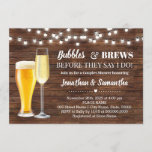 Invitation Rustic Bubbles & brumes avant que je ne prenne une<br><div class="desc">Ajoutez votre propre libellé dans le modèle. Pour plus de personnalisation (couleur de police, style de police, ajout de photo, éléments de déplacement), cliquez sur personnaliser, faites défiler vers le bas et cliquez sur le lien "cliquer pour customiser plus loin". ** Veuillez consulter la collection complète pour l'invitation correspondante, les...</div>