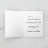 Invitation Rustic Burlap Mason Jar Dîner de répétition Mariag (Intérieur)