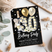 Invitation Rustic Chic 30e anniversaire