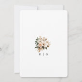 Invitation Rustic Chic Boho Blush Floral Wedding (Dos)