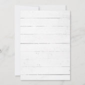 Invitation Rustic Country Cabine Holiday Open House Invitatio (Dos)