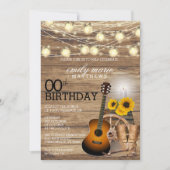 Invitation Rustic Country Party - 00e anniversaire (Devant)