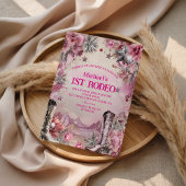 Invitation Rustic Cowboy Rodeo 1st Birthday Design