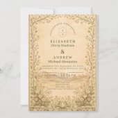 Invitation Rustic Desert Botanical Celebration (Devant)
