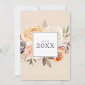 Invitation Rustic Earth Florals Graduation Party (Dos)