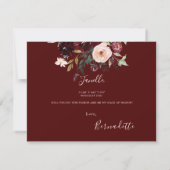 Invitation Rustic Eucalyptus Blush DO-IT-YOURSELF être ma fem (Dos)
