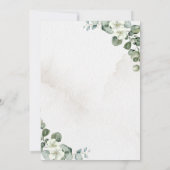 Invitation Rustic Eucalyptus Greenery Elegant Bridal Shower (Dos)