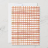 Invitation Rustic Fall Boy Twins Baby shower Citrouille (Dos)