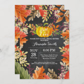 Invitation Rustic Fall Bridal Shower (Devant / Derrière)