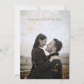 Invitation Rustic Fall Emerald Bohemian Fleur sauvage Mariage (Dos)