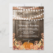 Invitation Rustic Fall House (Devant)