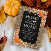 Invitation Rustic Fall House House Party