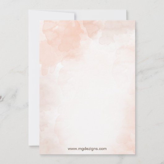 Invitation Rustic Fall Leaves Automne Fêtes des mariées Invit (Dos)