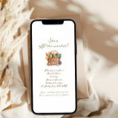 Invitation Rustic Fall She's Off the Market Fête des mariées