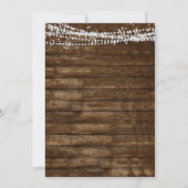 Invitation Rustic Farmhouse Baby's Breath Jar Mariage (Dos)