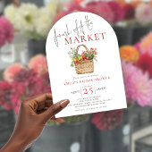 Invitation Rustic Fresh off Market Fête des mariées Arch