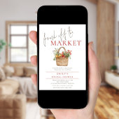 Invitation Rustic Fresh off the Market Fête des mariées