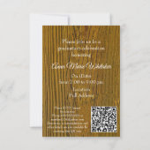 Invitation Rustic Graduation Celebration with Photo (Dos)