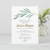Invitation Rustic Green Bridal Shower (Debout devant)