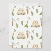 Invitation Rustic Green Girls Locally Grown Baby Shower (Dos)