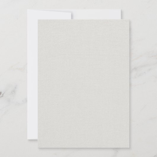 Invitation Rustic Greenery Surprise 70e fête d'anniversaire (Dos)