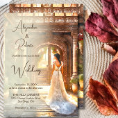 Invitation Rustic Hacienda Bride Mariage mexicain