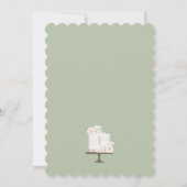 Invitation Rustic High Chair Premier anniversaire (Dos)