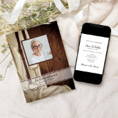 Invitation Rustic Horse Bit Satin Occidental Anniversaire de 