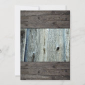 Invitation Rustic Horse Photo Anniversaire de enfant Invitati (Dos)