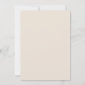 Invitation Rustic Ivory White Rose 100e fête d'anniversaire (Dos)