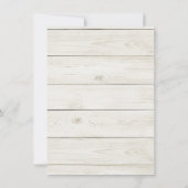 Invitation Rustic Kraft Camper Anniversaire Camping Party (Dos)