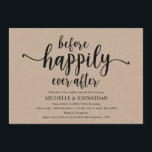 Invitation Rustic Kraft Mariage Dîner de répétition Invitatio<br><div class="desc">Planifier un dîner de répétition mariage avec la future mariée et la future Groom,  avant leur grande journée? Invitation les invités avec cette Rustique Mariage Rehearsal Dinner Invitation Card. Ajoutez les détails de votre dîner de répétition dans la police noire correspondante / lettrage. #TeeshaDerrick</div>